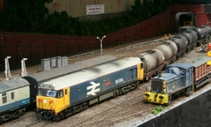 50004 "St Vincent" works an oil train to Cattewater.